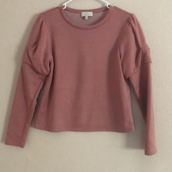 Lucky brand blush pink long sleeve top size XS - Picture 8 of 8
